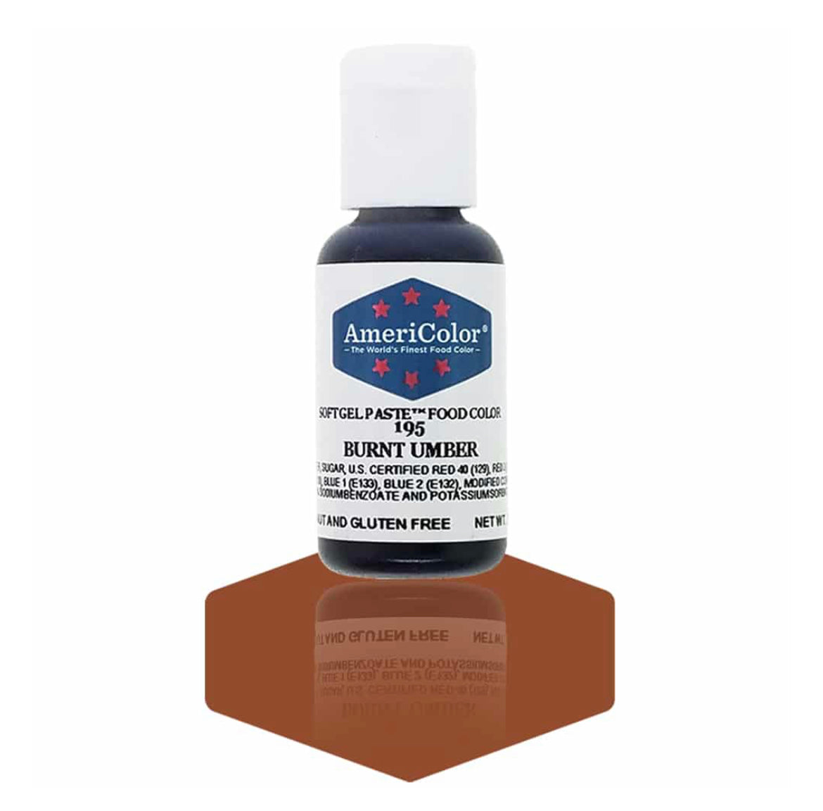 AmeriColor Gel Color Burnt Umber