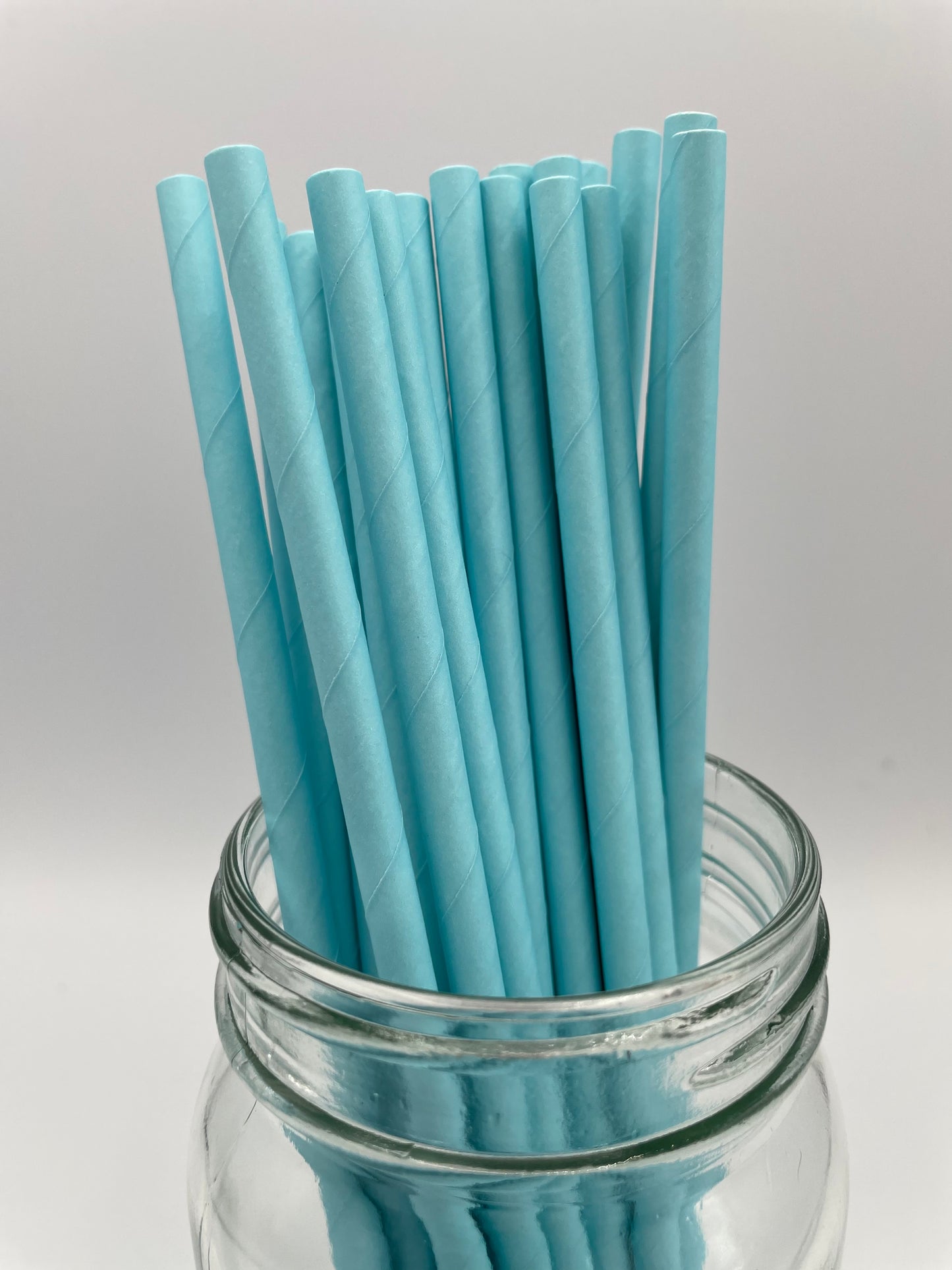 Paper Straw Baby Blue