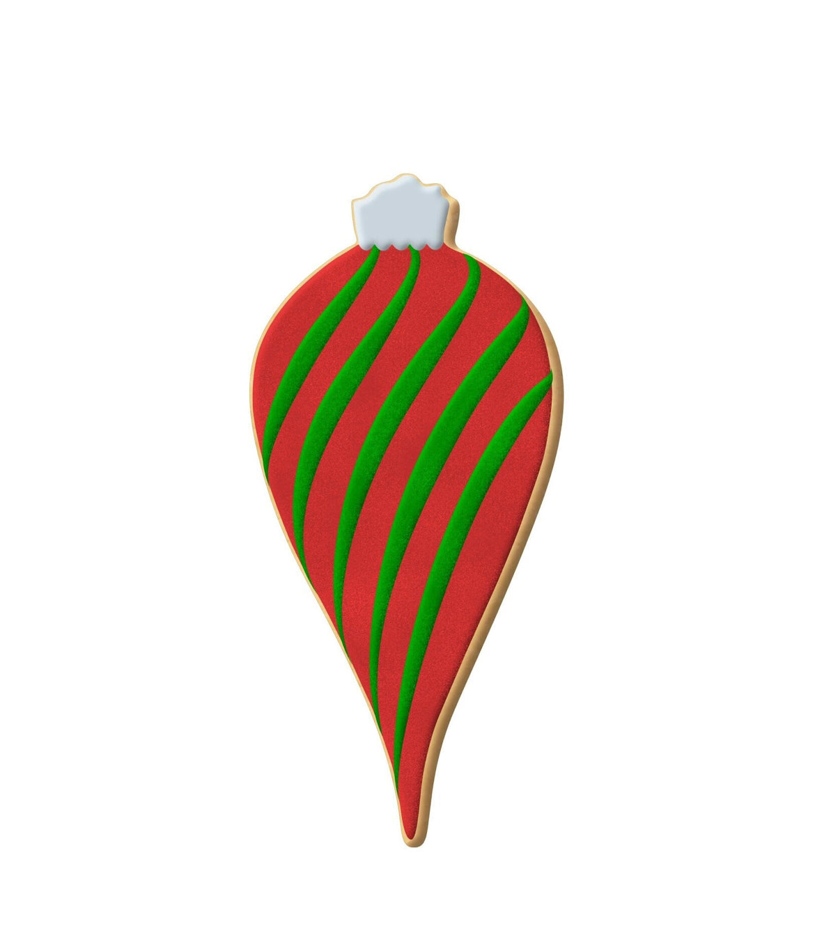 Cookie Cutter Tear Drop Ornament