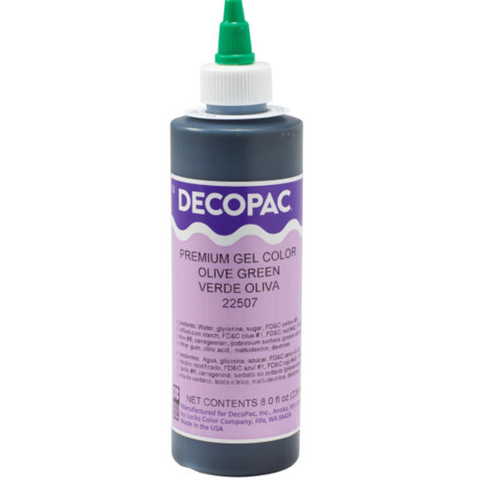 DecoPac Gel Color Olive Green