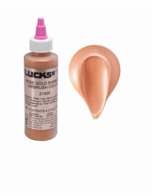 Lucks Airbrush Rose Gold Shimmer