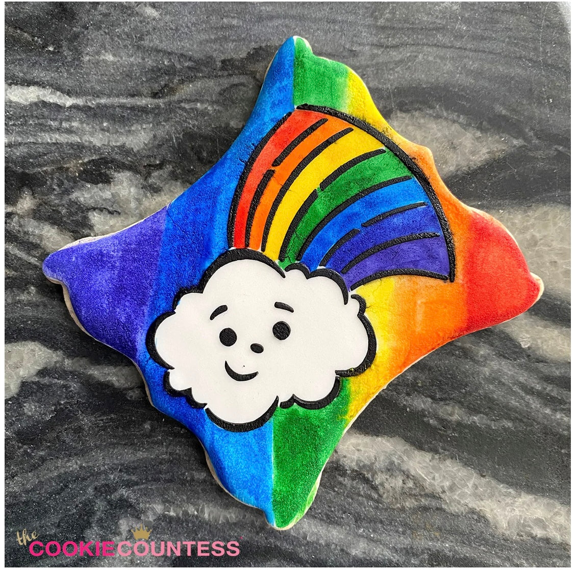 The Cookie Countess Paint Palette Rainbow