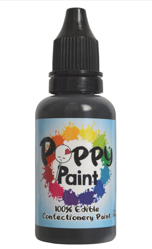 Chocolate Poppy Paint Black