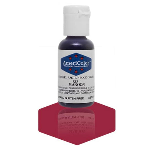 AmeriColor Gel Color Maroon