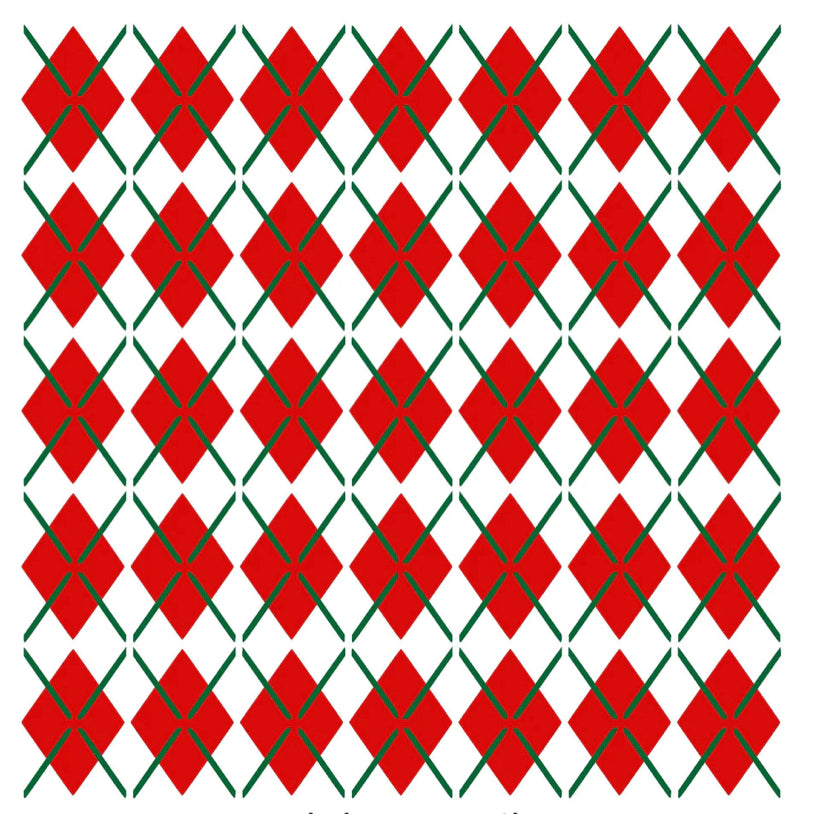 BakeArt Argyle Pattern