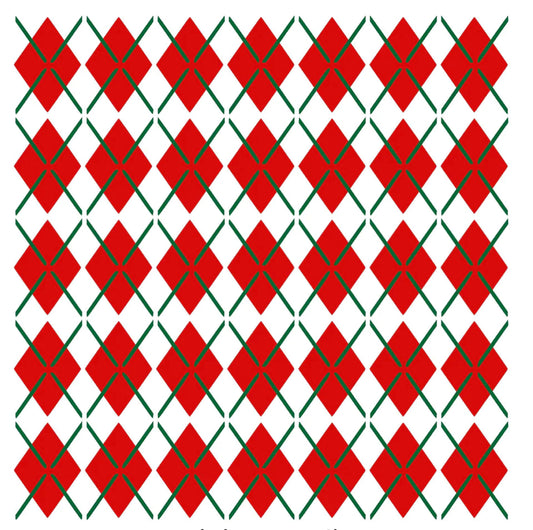 BakeArt Argyle Pattern