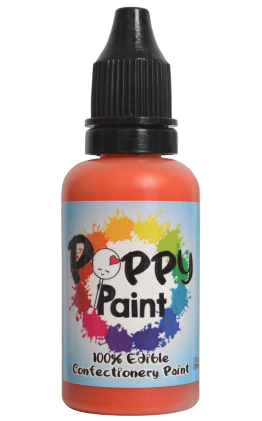 Chocolate Poppy Paint Orange