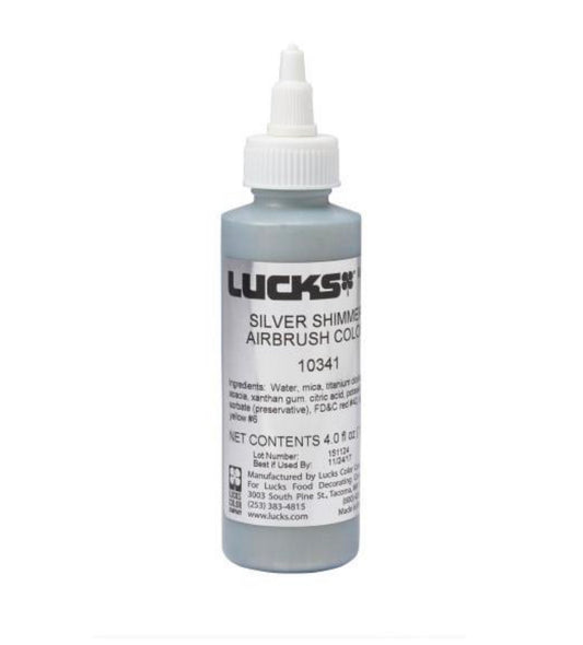 Lucks Silver Shimmer Airbrush Color