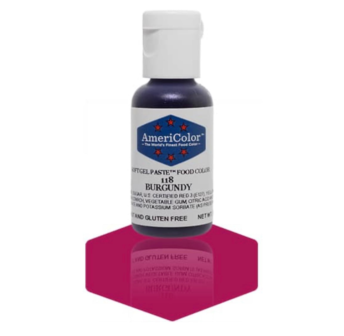 AmeriColor Gel Color Burgundy