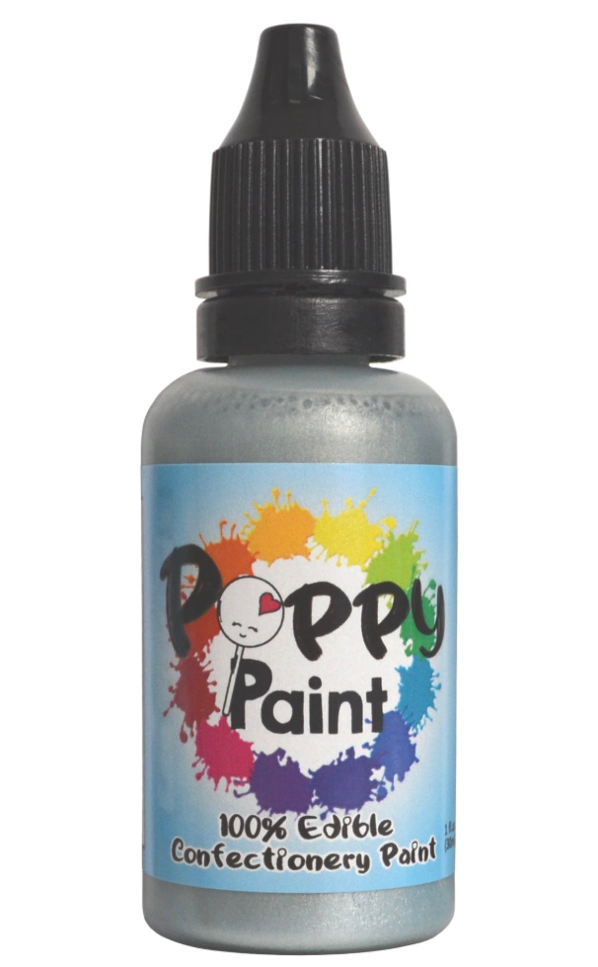 Chocolate Poppy Paint Silver